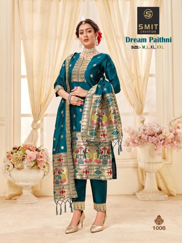 Smit Dream Paithni Festive Wear Silk Ready Made Collection